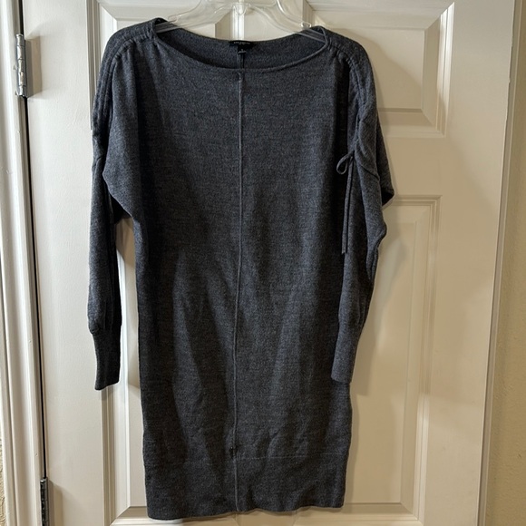 Ann Taylor Small Dark Gray Sweater Extra Fine Merino Wool - Picture 2 of 7